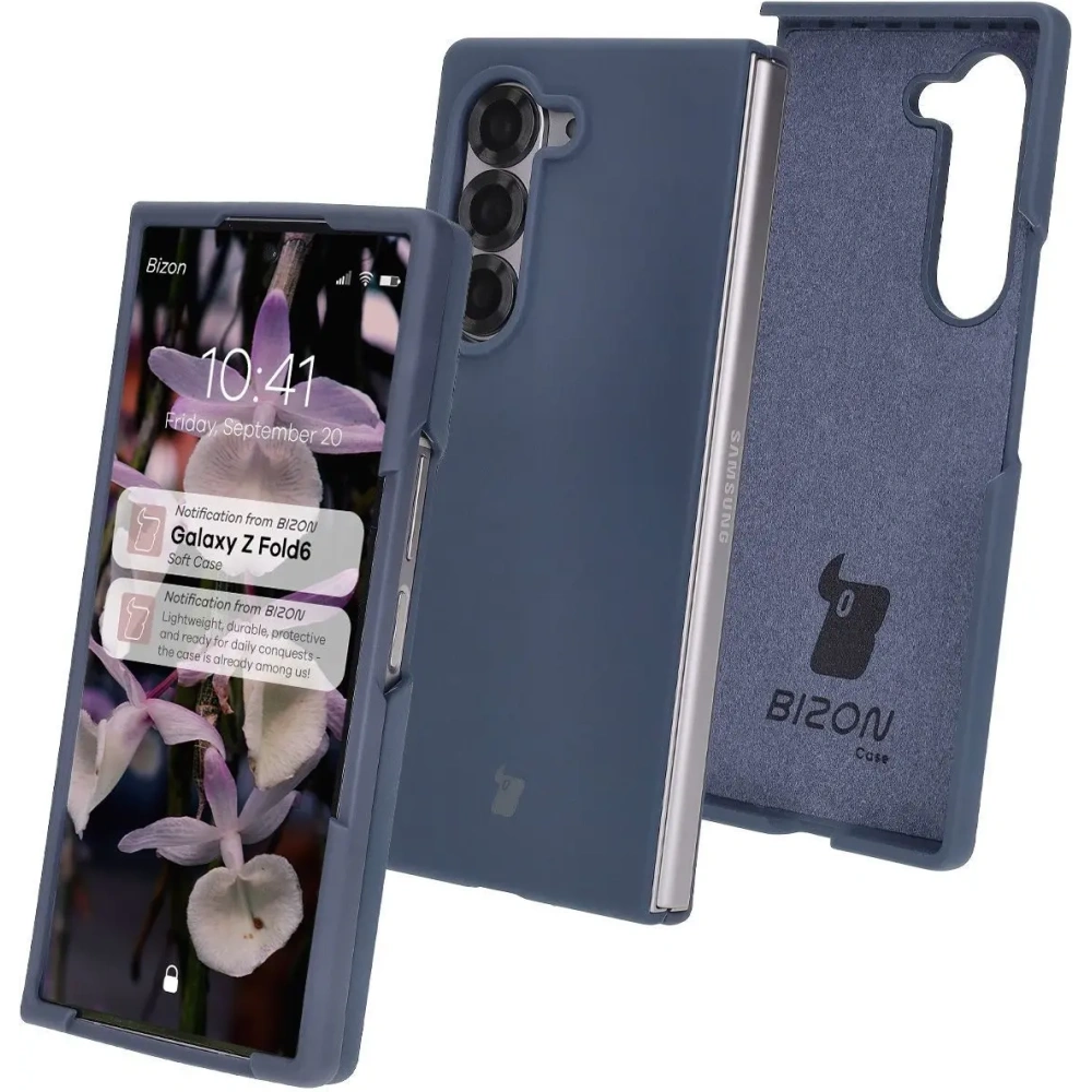 Hurtownia GSM - Caz moale Bizon Samsung Galaxy Z Fold6 albastru închis - BIZ7939 - {ean13} - Hurt