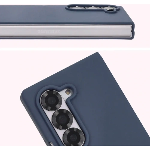 Silikonowe etui Bizon Soft Case do Samsung Galaxy Z Fold6 ciemnoniebieskie