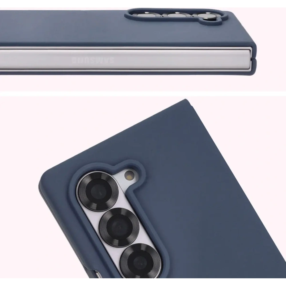Hurtownia GSM - Caz moale Bizon Samsung Galaxy Z Fold6 albastru închis - BIZ7939 - {ean13} - Hurt