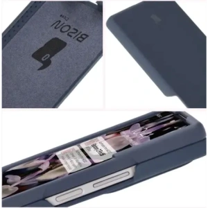 Silikonové pouzdro Bizon Soft Case pro Samsung Galaxy Z Fold6 tmavě modré