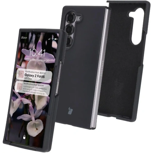 Silikonowe etui Bizon Soft Case do Samsung Galaxy Z Fold6 czarne