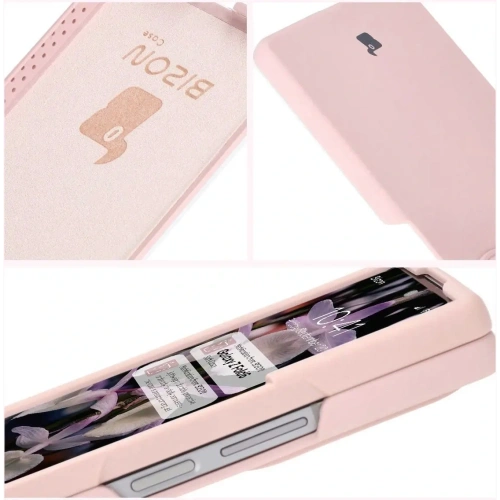 Silikonowe etui Bizon Soft Case do Samsung Galaxy Z Fold6 jasnoróżowe