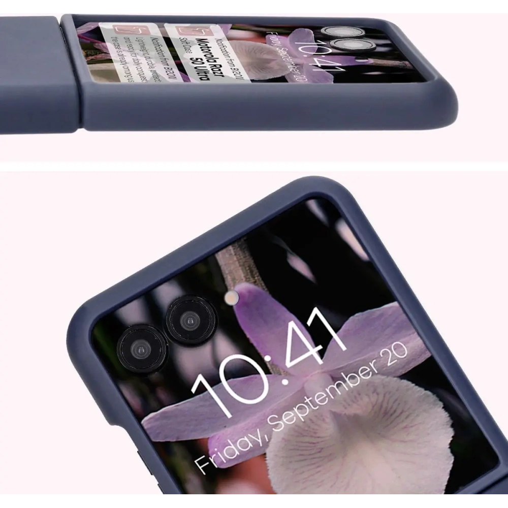 Hurtownia GSM - Silikonowe etui Bizon Soft Case do Motorola Razr 50 Ultra ciemnoniebieskie - BIZ7943 - {ean13} - Hurt