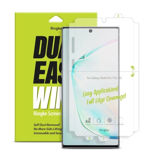 Folia hydrożelowa Ringke Dual Easy Wing Full Cover Samsung Galaxy Note 10+ Plus [2 PACK]