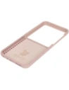 Silikonowe etui Bizon Soft Case do Motorola Razr 50 Ultra jasnoróżowe