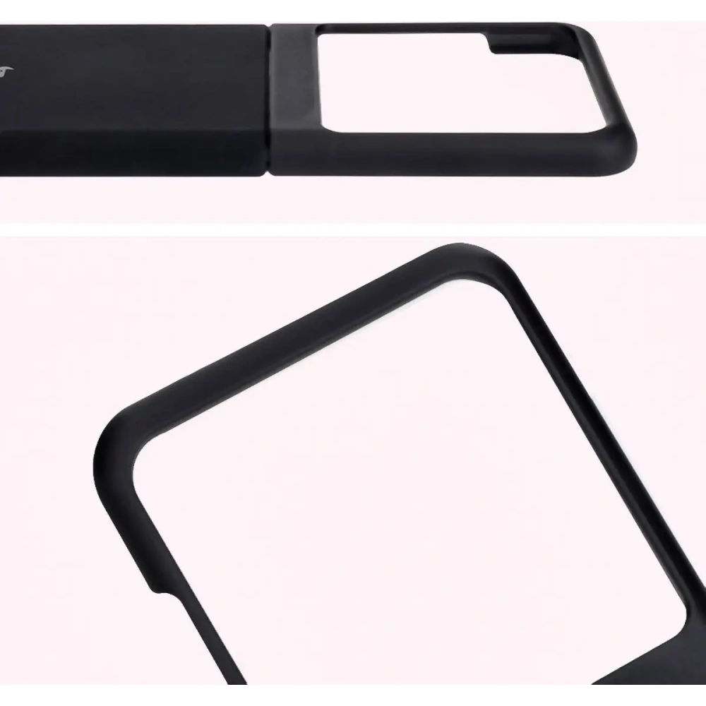 Silikonowe etui Bizon Soft Case do Motorola Razr 50 czarne