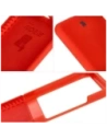 Silikonowe etui Bizon Soft Case do Motorola Razr 50 czerwone