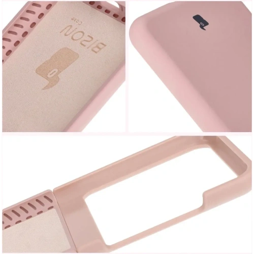 Silikonowe etui Bizon Soft Case do Motorola Razr 50 jasnoróżowe