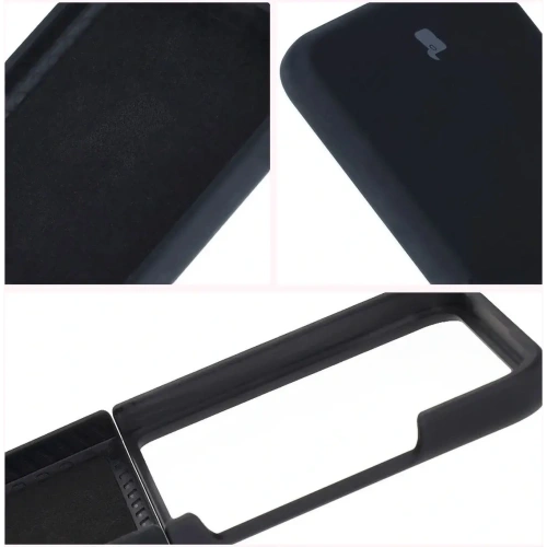 Silikonowe etui Bizon Soft Case do Xiaomi Mix Flip czarne