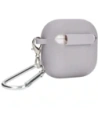 Hurtownia GSM - Silikonowe etui z karabińczykiem Bizon Case Headphone Silicone do Apple AirPods 4 jasnofioletowe - BIZ7955 - {ean13} - Hurt