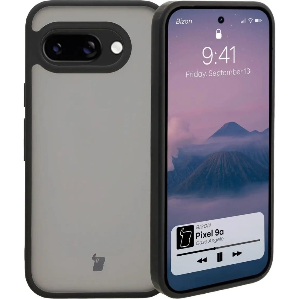 Hurtownia GSM - Etui Bizon Case Angelo do Google Pixel 9a zakouřený s černým rámem - BIZ7956 - {ean13} - Hurt