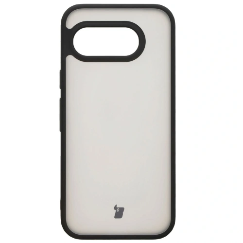 Etui Bizon Case Angelo do Google Pixel 9a przydymione z czarną ramką