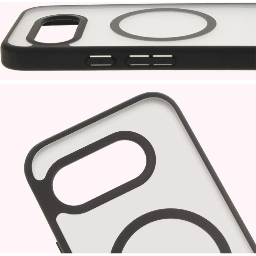 Wholesale Bizon Case MatteO Google Pixel 9a translucent with a black frame - BIZ7957 - {ean13} - Hurt