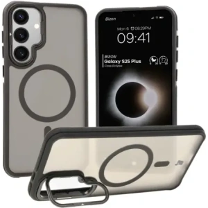Wholesale Bizon Case Eclipse Samsung Galaxy S25 Plus smoky with a black frame - BIZ7958 - {ean13} - Hurt