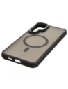 Hurtownia GSM - Etui z podstawką i pierścieniem magnetycznym Bizon Case Eclipse do Samsung Galaxy S25 Plus przydymione z czarną ramką - BIZ7958 - {ean13} - Hurt