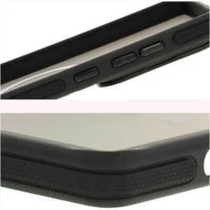 Hurtownia GSM - Etui s podstavcem a magnetickým kroužkem Bizon Case Eclipse pro Samsung Galaxy S25 Ultra kouřové s černým rámem - BIZ7959 - {ean13} - Hurt