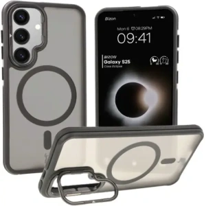 Wholesale Bizon Case Eclipse Samsung Galaxy S25 smoky with a black frame - BIZ7960 - {ean13} - Hurt