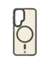 Hurtownia GSM - Etui z podstawką i pierścieniem magnetycznym Bizon Case Eclipse do Samsung Galaxy S25 przydymione z czarną ramką - BIZ7960 - {ean13} - Hurt