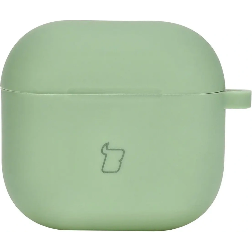 Hurtownia GSM - Caz de căști Bizon din silicon Apple AirPods 4 verde deschis - BIZ7964 - {ean13} - Hurt