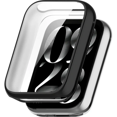 Etui z osłoną ekranu Bizon Case Watch Felipe do Xiaomi Mi Smart Band 9 Pro czarne