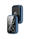 Etui z osłoną ekranu Bizon Case Watch Felipe do Xiaomi Mi Smart Band 9 Pro niebieskie