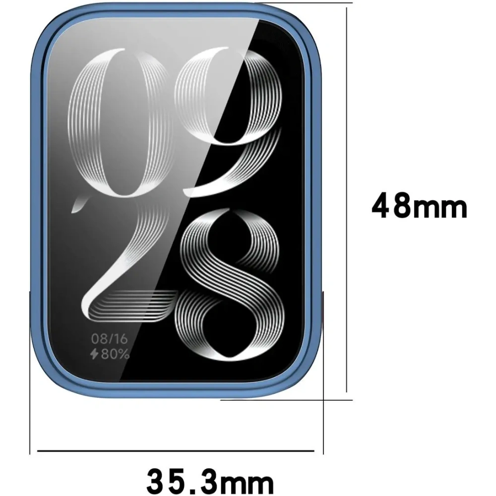Hurtownia GSM - Etui s ochranou obrazovky Bizon Case Watch Felipe pro Xiaomi Mi Smart Band 9 Pro modré - BIZ7967 - {ean13} - Hurt