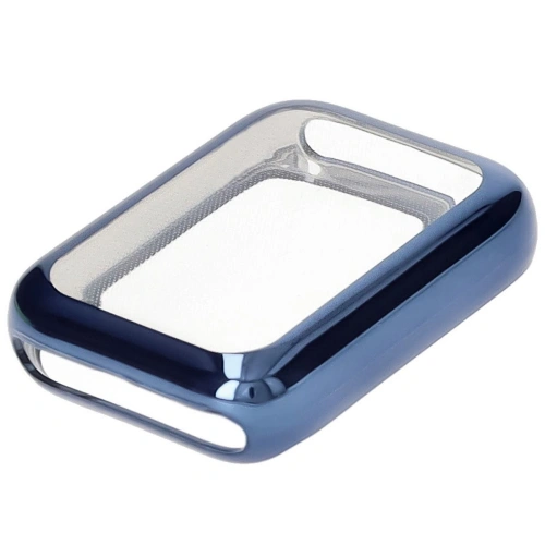 Etui z osłoną ekranu Bizon Case Watch Felipe do Xiaomi Mi Smart Band 9 Pro niebieskie