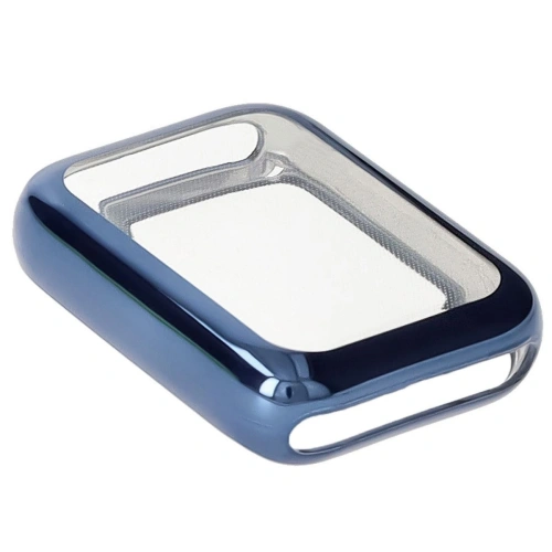 Etui z osłoną ekranu Bizon Case Watch Felipe do Xiaomi Mi Smart Band 9 Pro niebieskie