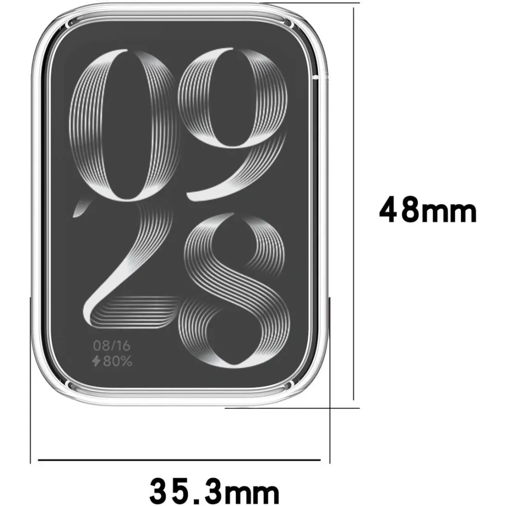 Wholesale Bizon Case Watch Felipe Xiaomi Mi Smart Band 9 Pro clear - BIZ7968 - {ean13} - Hurt