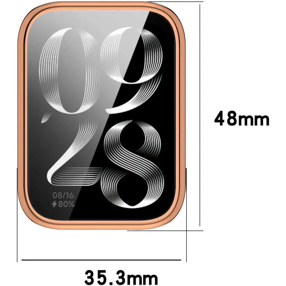 Wholesale Bizon Case Watch Felipe Xiaomi Mi Smart Band 9 Pro rose gold - BIZ7970 - {ean13} - Hurt