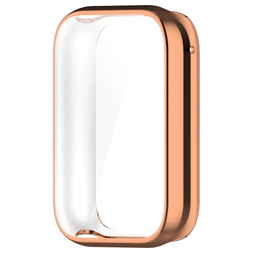 Etui z osłoną ekranu Bizon Case Watch Felipe do Xiaomi Mi Smart Band 9 Pro różowozłote