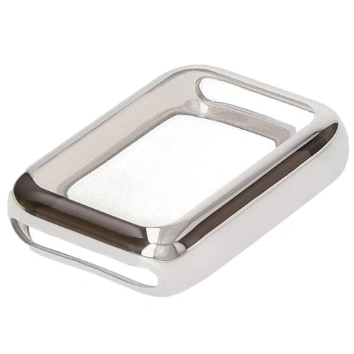 Etui z osłoną ekranu Bizon Case Watch Felipe do Xiaomi Mi Smart Band 9 Pro srebrne