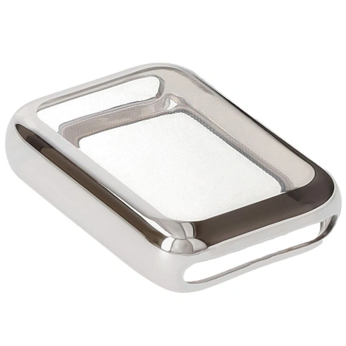 Etui z osłoną ekranu Bizon Case Watch Felipe do Xiaomi Mi Smart Band 9 Pro srebrne