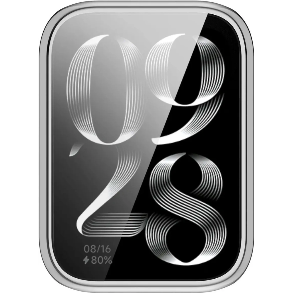 Wholesale Bizon Case Watch Felipe Xiaomi Mi Smart Band 9 Pro silver - BIZ7971 - {ean13} - Hurt