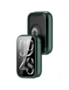 Etui s ochranným krytem Bizon Case Watch Felipe pro Xiaomi Mi Smart Band 9 Pro zelené