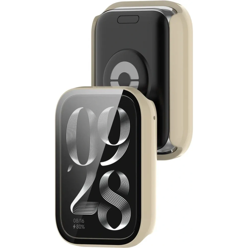 Wholesale Bizon Case+Glass Watch Xiaomi Mi Smart Band 9 Pro beige - BIZ7974 - {ean13} - Hurt