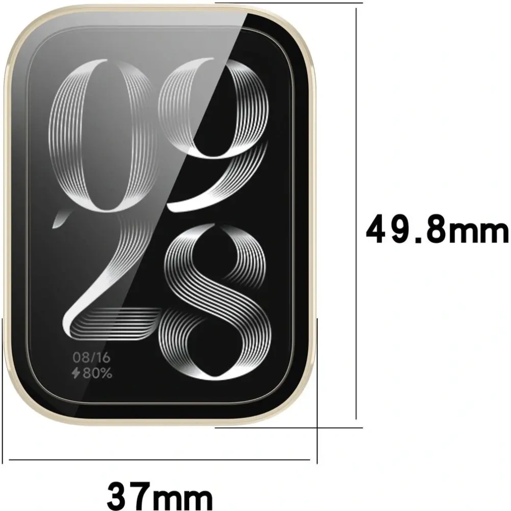 Wholesale Bizon Case+Glass Watch Xiaomi Mi Smart Band 9 Pro beige - BIZ7974 - {ean13} - Hurt