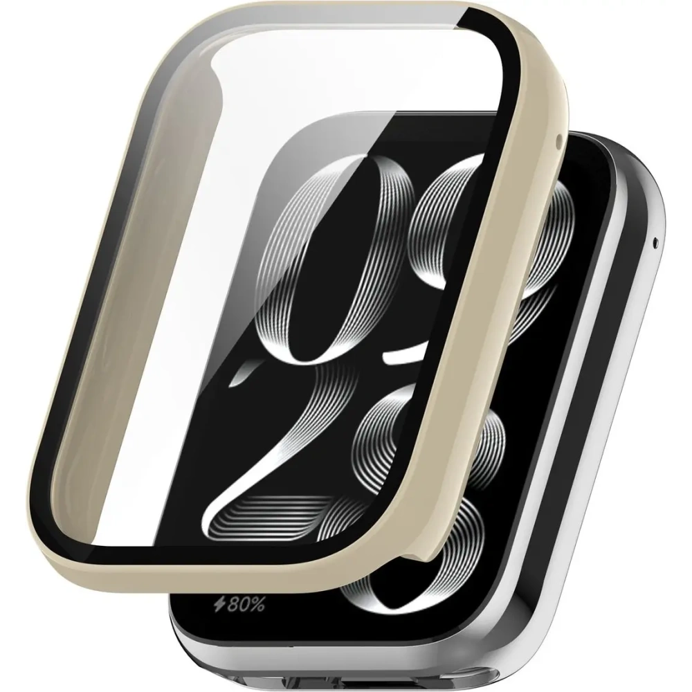 Wholesale Bizon Case+Glass Watch Xiaomi Mi Smart Band 9 Pro beige - BIZ7974 - {ean13} - Hurt