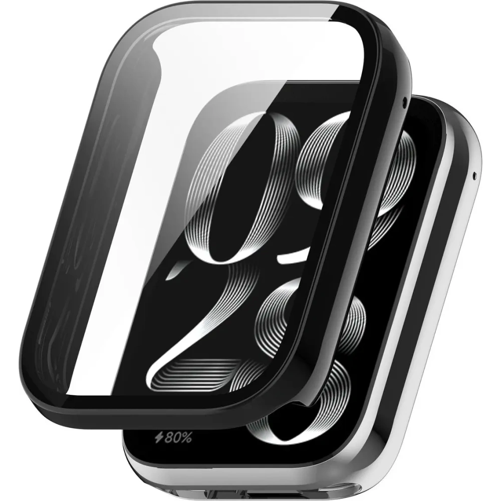 Hurtownia GSM - Etui ze szkłem do zegarka Bizon Case+Glass Watch do Xiaomi Mi Smart Band 9 Pro czarne - BIZ7975 - {ean13} - Hurt