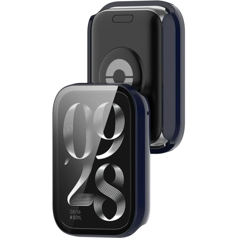 Hurtownia GSM - Etui ze szkłem do zegarka Bizon Case+Glass Watch do Xiaomi Mi Smart Band 9 Pro niebieskie - BIZ7976 - {ean13} - Hurt