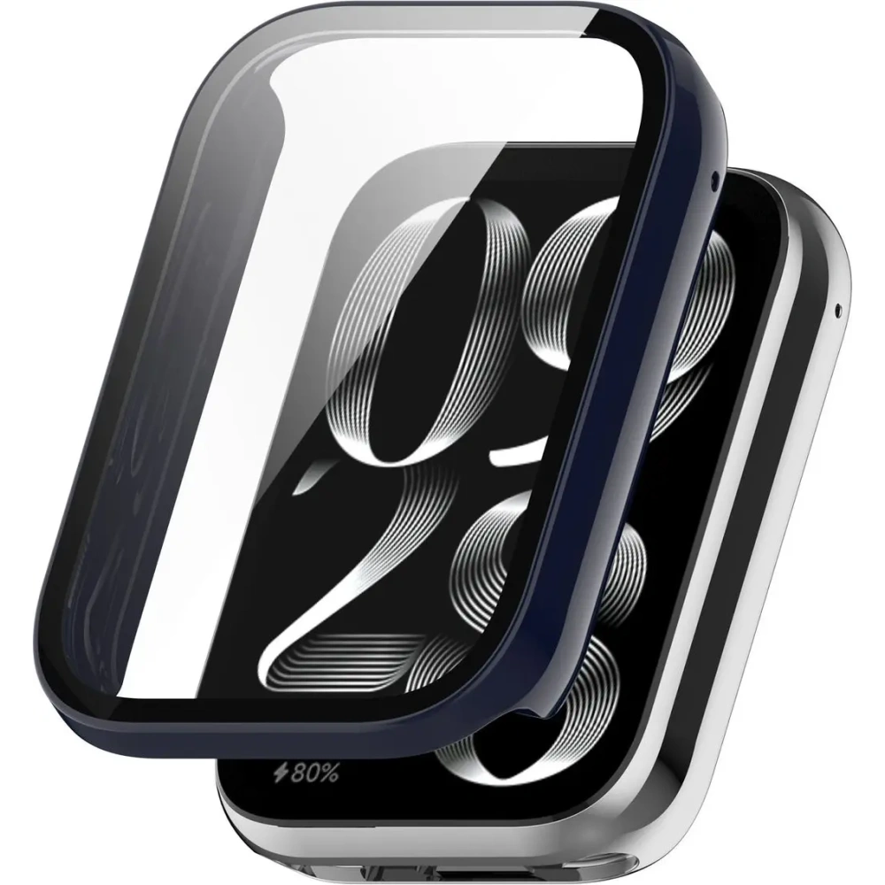 Hurtownia GSM - Etui ze szkłem do zegarka Bizon Case+Glass Watch do Xiaomi Mi Smart Band 9 Pro niebieskie - BIZ7976 - {ean13} - Hurt