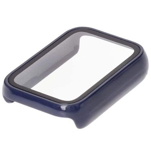 Etui ze szkłem do zegarka Bizon Case+Glass Watch do Xiaomi Mi Smart Band 9 Pro niebieskie