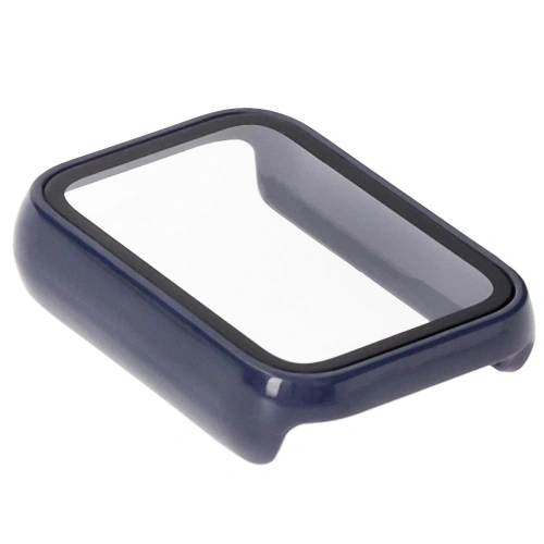 Etui ze szkłem do zegarka Bizon Case+Glass Watch do Xiaomi Mi Smart Band 9 Pro niebieskie