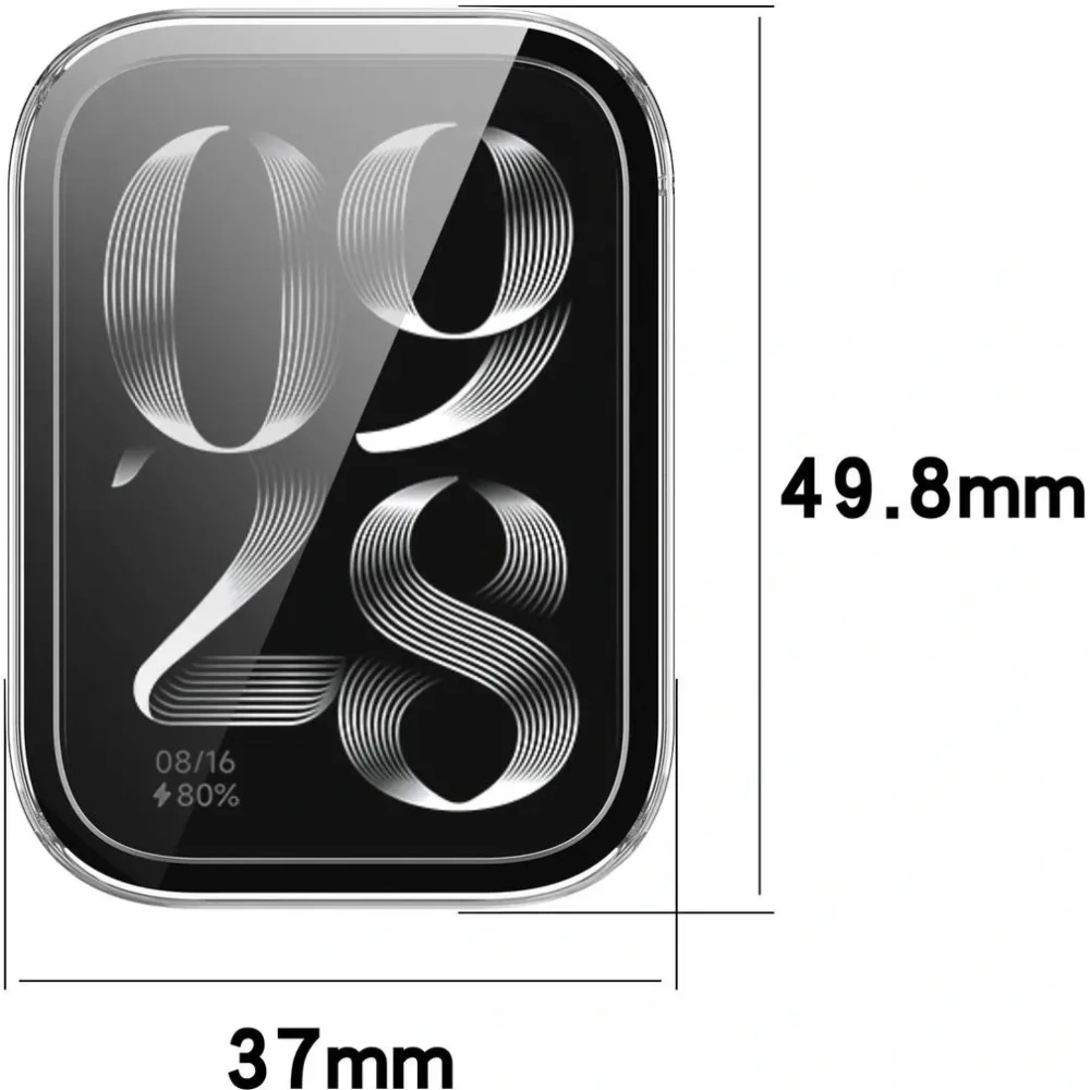 Hurtownia GSM - Etui ze szkłem do zegarka Bizon Case+Glass Watch do Xiaomi Mi Smart Band 9 Pro przezroczyste - BIZ7977 - {ean13} - Hurt