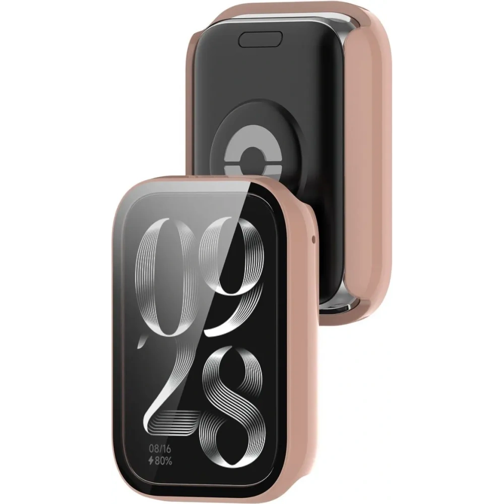 Wholesale Bizon Case+Glass Watch Xiaomi Mi Smart Band 9 Pro pink - BIZ7978 - {ean13} - Hurt