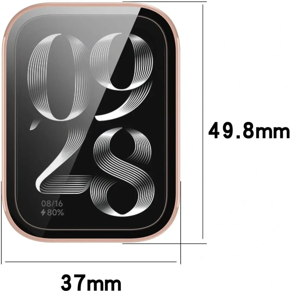 Wholesale Bizon Case+Glass Watch Xiaomi Mi Smart Band 9 Pro pink - BIZ7978 - {ean13} - Hurt