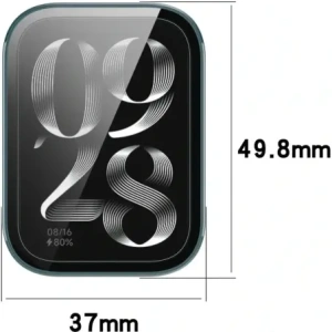 Hurtownia GSM - Etui ze skla na hodinky Bizon Case+Glass Watch do Xiaomi Mi Smart Band 9 Pro zelené - BIZ7979 - {ean13} - Hurt