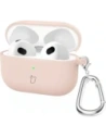 Bizon Case Kopfhörer Silikon Apple AirPods 4 hellrosa