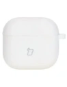Hurtownia GSM - Silikonowe etui z karabińczykiem Bizon Case Headphone Silicone do Apple AirPods 4 białe - BIZ7985 - {ean13} - Hurt