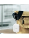 Hurtownia GSM - Silikonowe etui z karabińczykiem Bizon Case Headphone Silicone do Apple AirPods 4 białe - BIZ7985 - {ean13} - Hurt